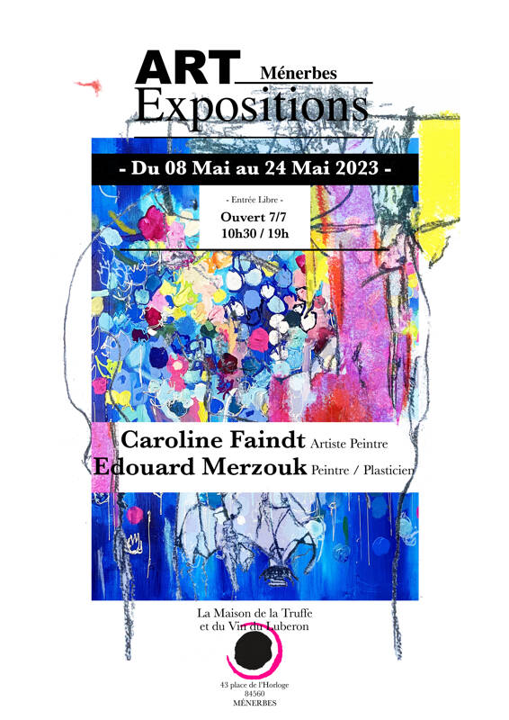 EXPOSITION DE CAROLINE FAINDT ET EDOUARD MERZOUK