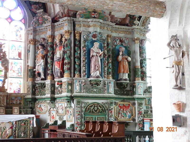 visite chapelle Saint Sébastien en Saint Ségal