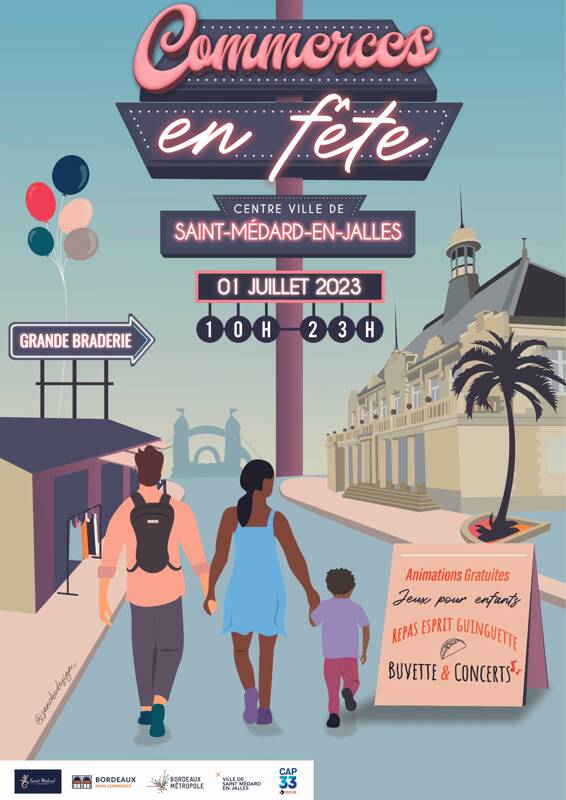 Les commerçants de Saint-Médard-en-Jalles sont en fête !