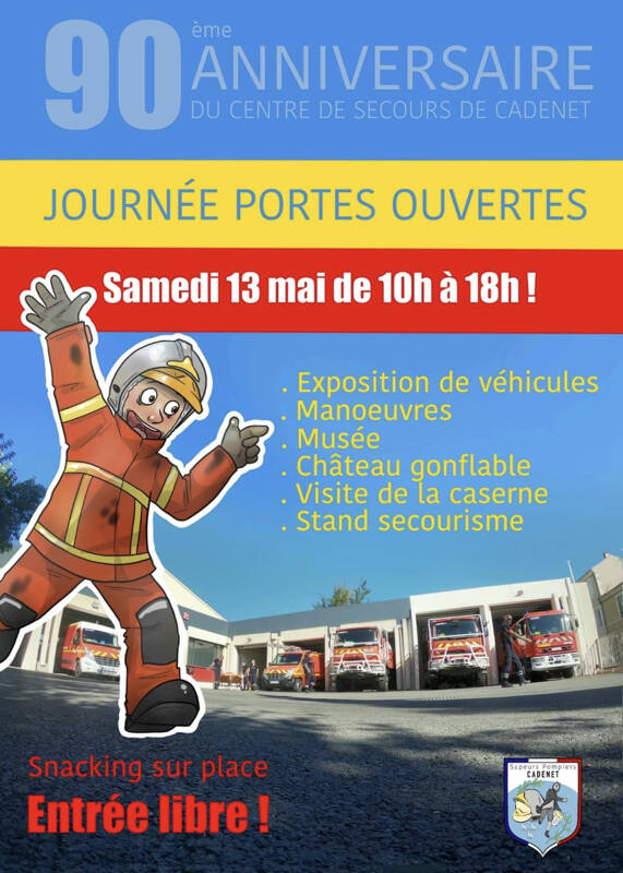 Journée porte ouverte sapeur pompier CADENET 13 mai