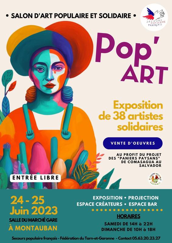 Pop'ART : Salon d'art populaire et solidaire à Montauban