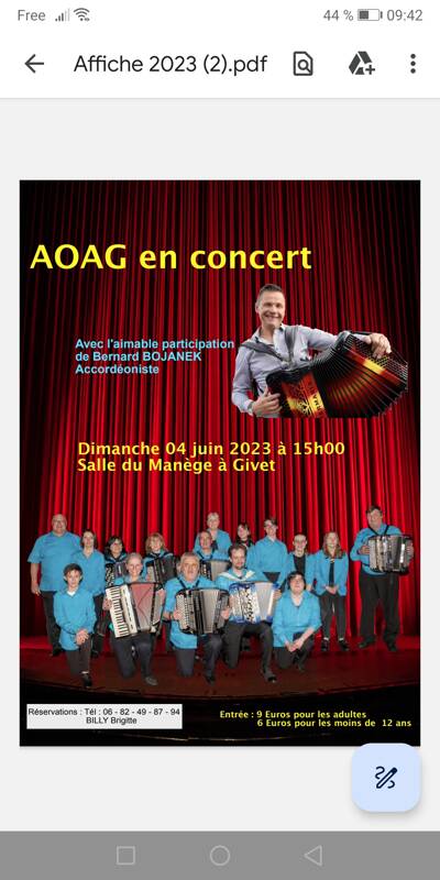 AOAG concert