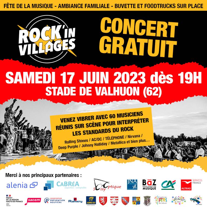 ROCK’IN VILLAGES 2, l’événement Rock en Hauts-de-France !