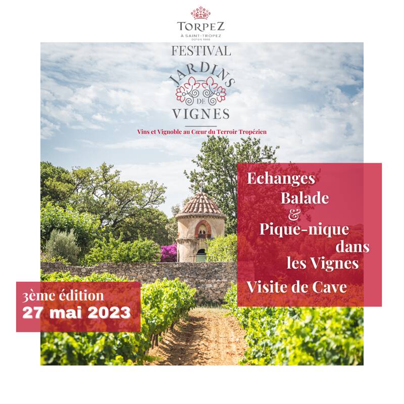 Festival Jardins de Vignes 27 mai 2023 !