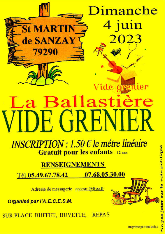 Vide grenier de la Ballastière