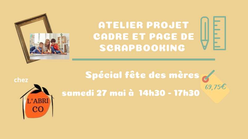 Atelier de scrapbooking et cadre