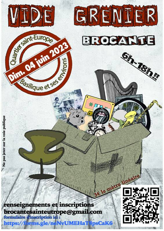 Vide grenier - brocante quartier saint Eutrope