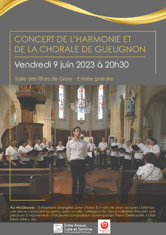 Concert de L'Hamornie et Chorale de Gueugnon