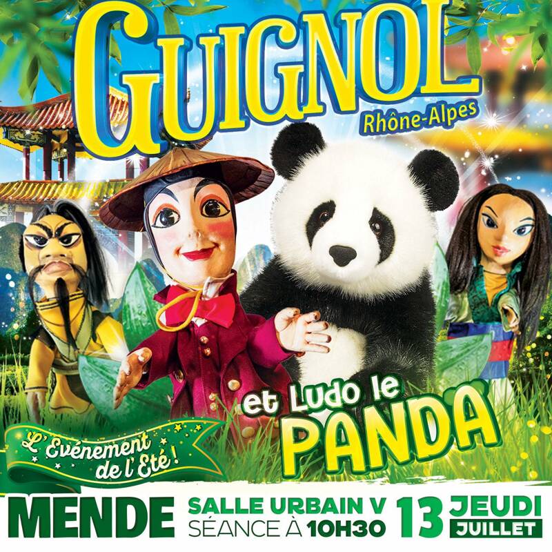 Guignol Rhône Alpes et Ludo le panda