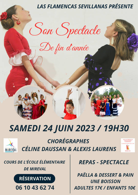 Spectacle de danse espagnoles association Las Flamencas