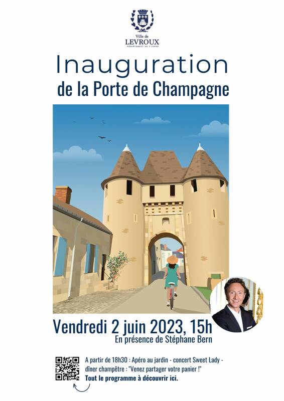 Inauguration de la Porte de Champagne