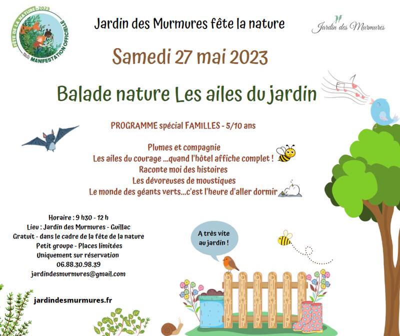 Jardin des Murmures fête la nature