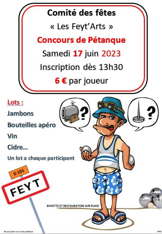 concours de pétanque