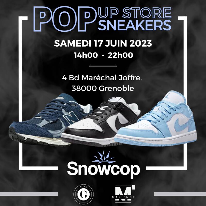Pop-up store sneakers à Grenoble