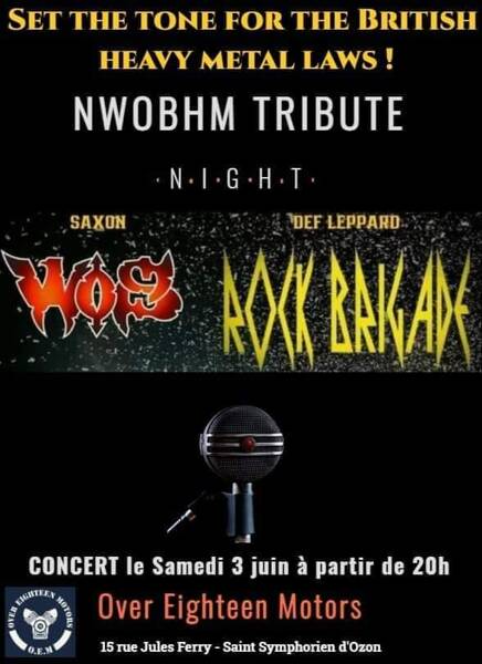 Concert Métal WOS + Rock Brigade