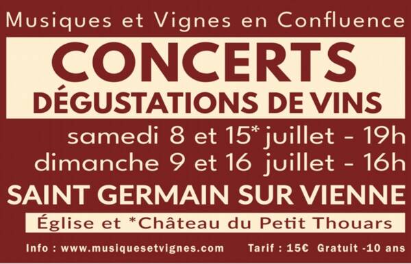 CONCERTS ET DEGUSTATIONS DE VINS 