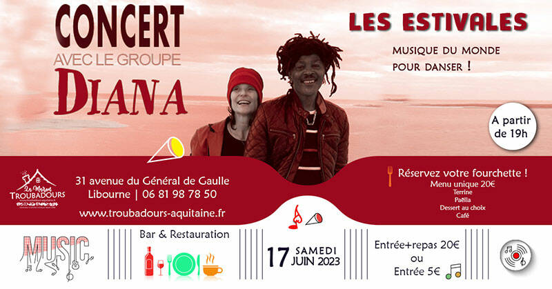 Concert Diana musique du monde