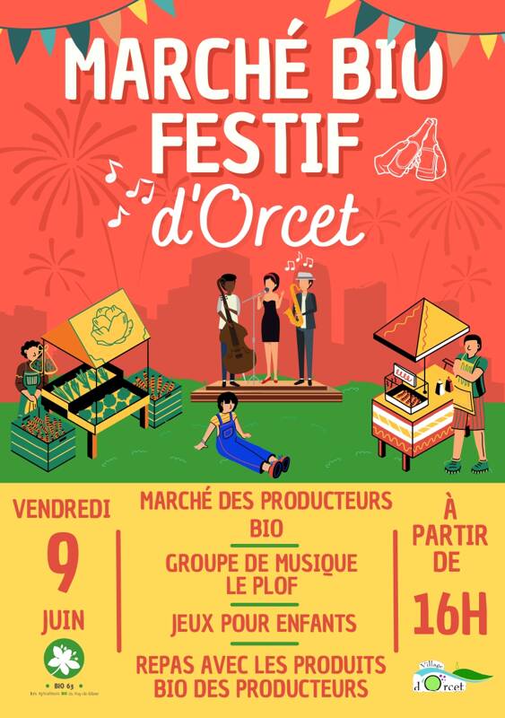 Marché bio festif d'Orcet