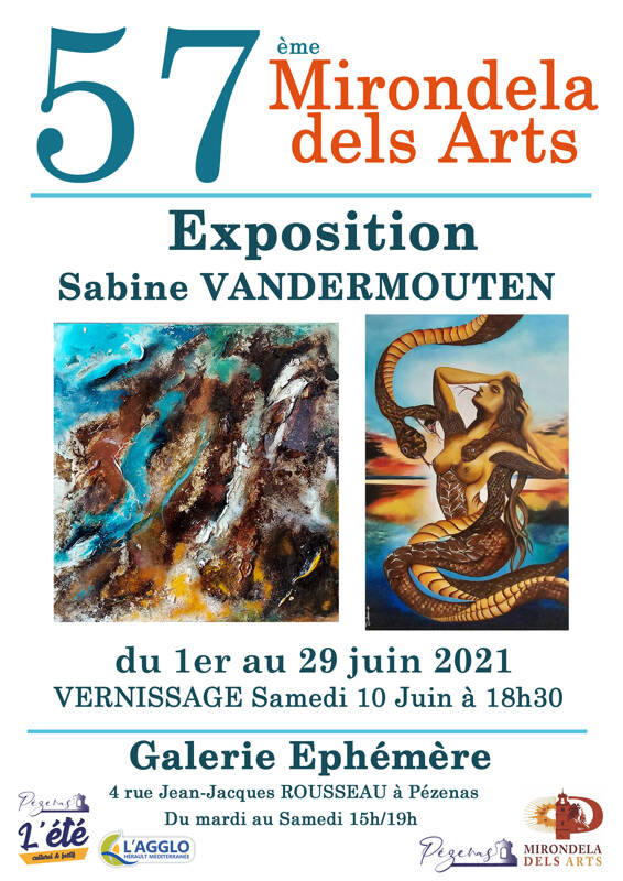 Expo 57éme Mirondela dels Arts - Sabine Vandermouten- Artiste-Peintre