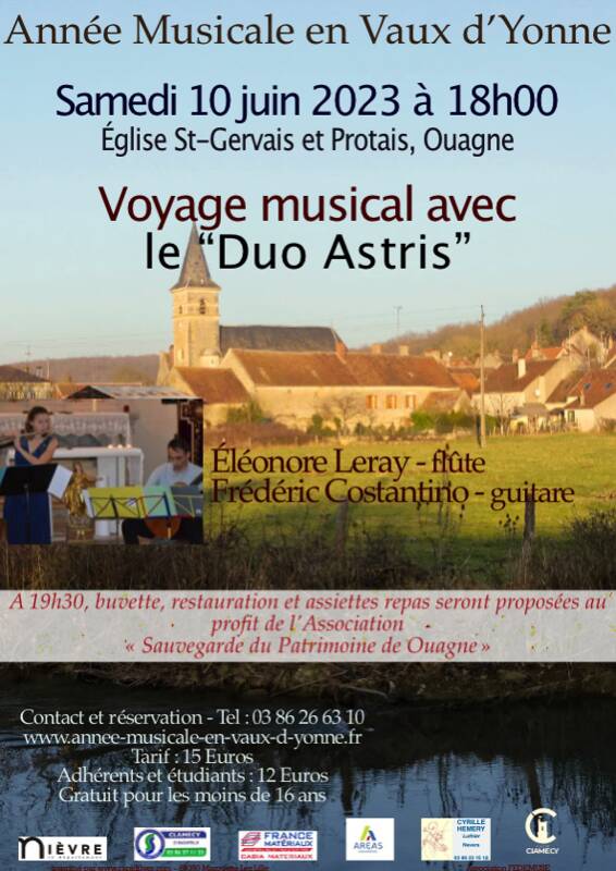 Voyage musical avec le duo Astris