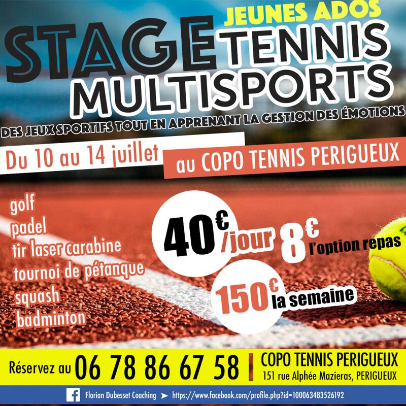 Vacances sportives jeunes, tennis, golf, tir laser carabine, padel, pétanque...