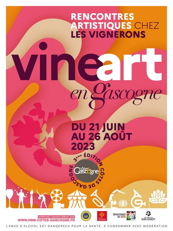 Vineart, l’événement estival du vignoble des Côtes de Gascogne revient du 21 juin au 26 août