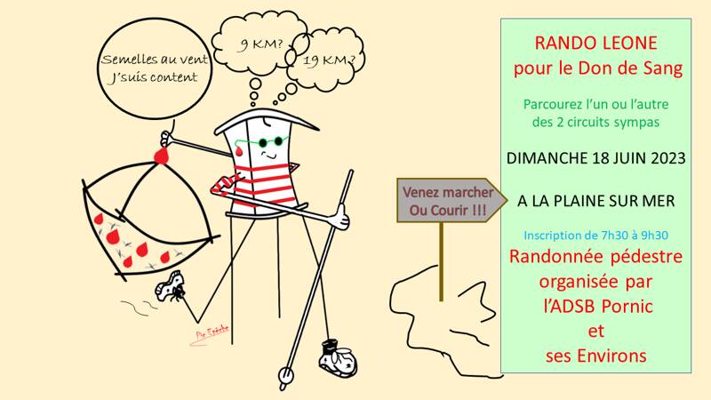 Randonnée Léone pour le Don de Sang