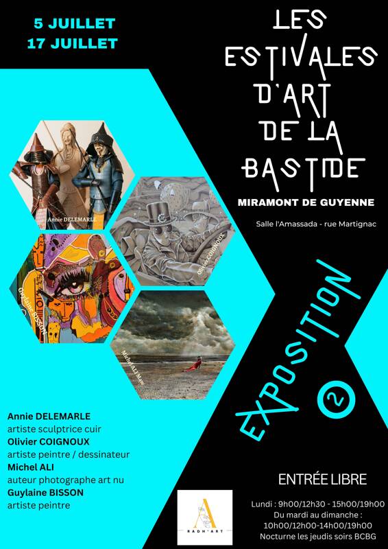 Expo 2 - Les estivales d'art de la bastide 5/7 - 17/7