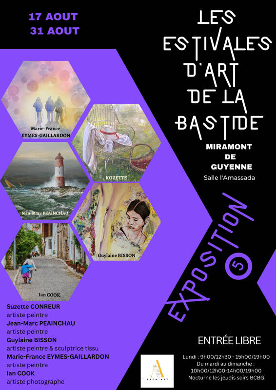 EXPO 5 - LES ESTIVALES D'ART DE LA BASTIDE