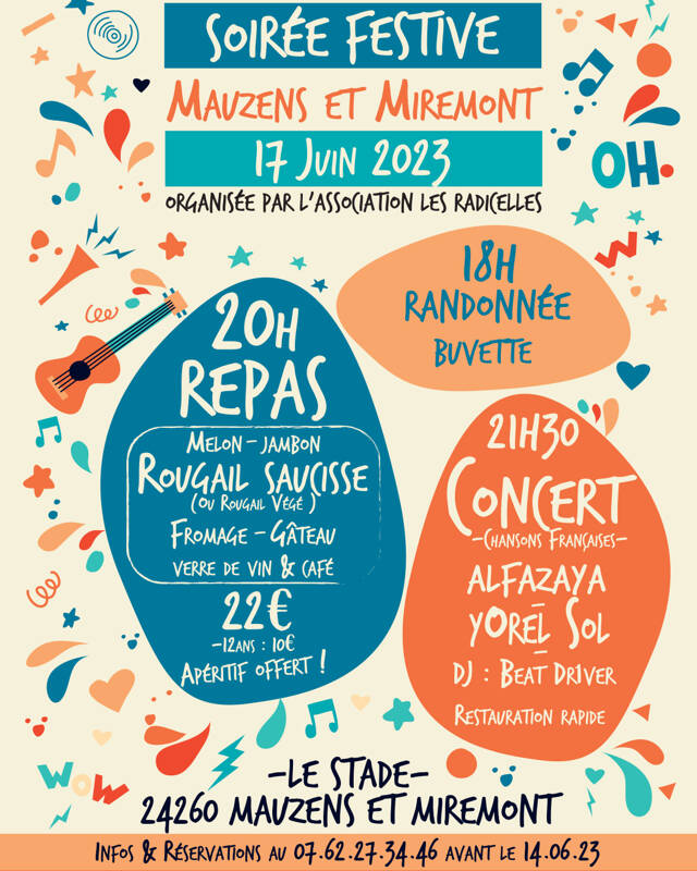 Soirée Festive - Rando, Repas et Concert