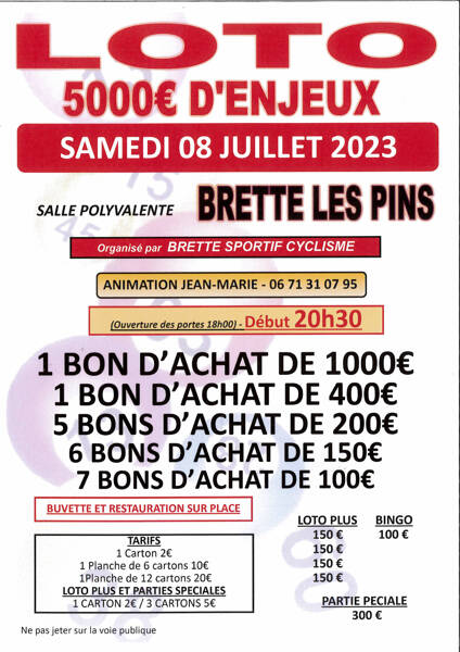 Loto de Brette Sportif