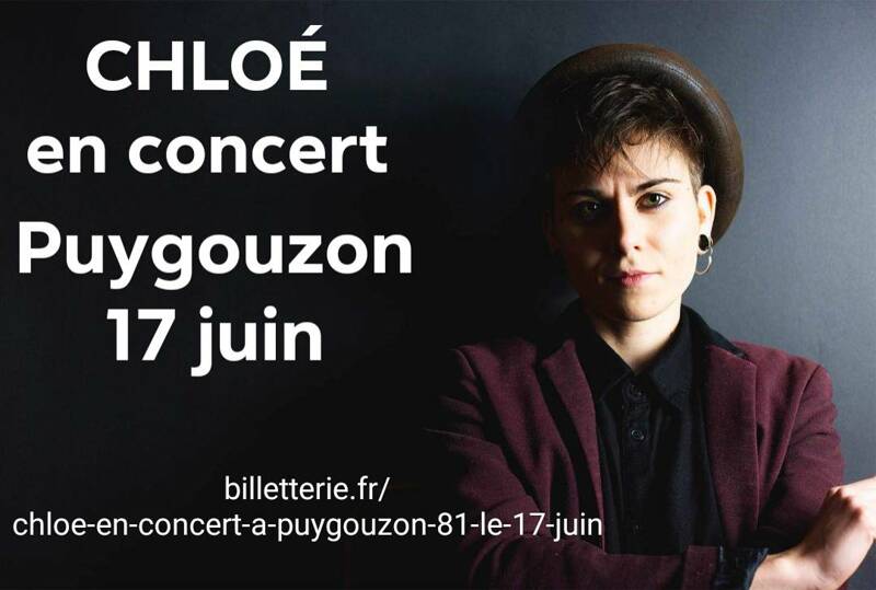 Chloé en concert le 17 juin à Puygouzon