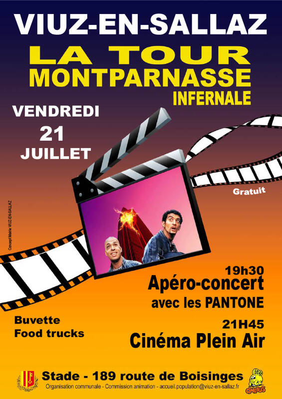 Apéro-concert suivi d'un cinéma en plein air