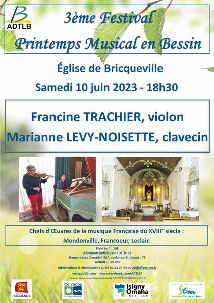Concert de Francine TRACHIER, violon et Marianne LEVY-NOISETTE, clavecin
