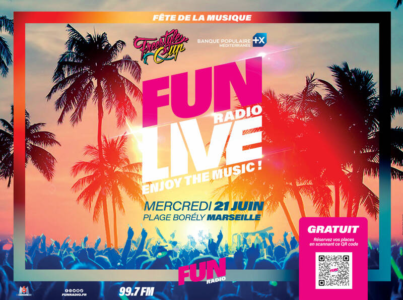 Fun Radio Live à Marseille le 21 juin 2023