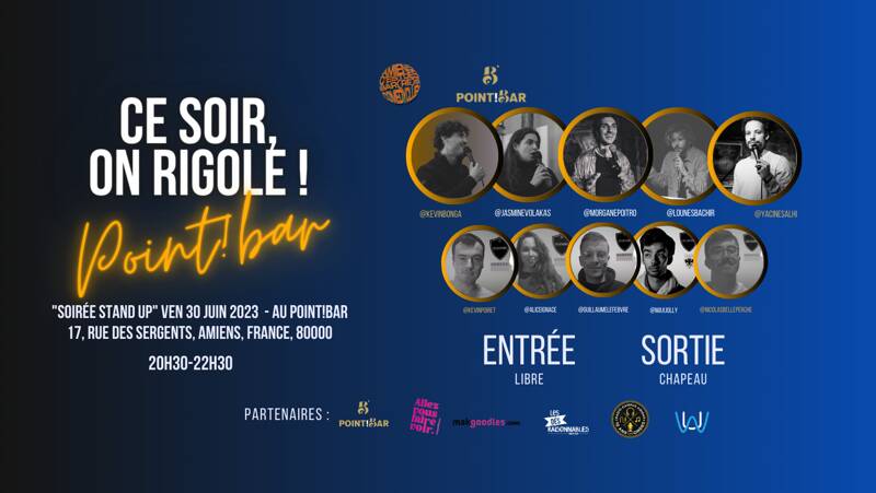 Ce soir, On rigole Point!Bar