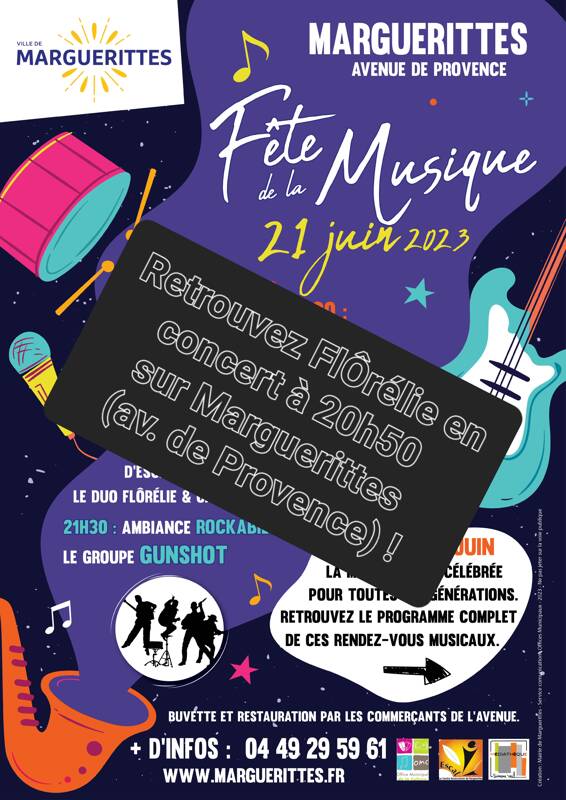 Fête de la Musique 2023avec FlÔrélie