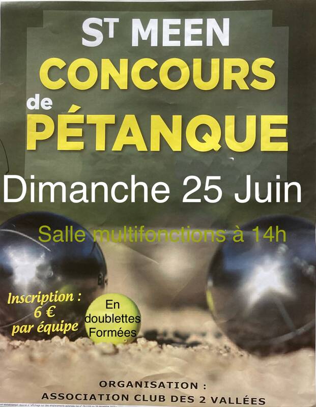 concours de pétanque