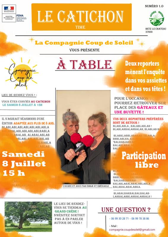 A TABLE - Théâtre - Compagnie Coup de Soleil