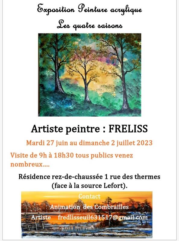 EXPOSITION PEINTURE ACRYLIQUE