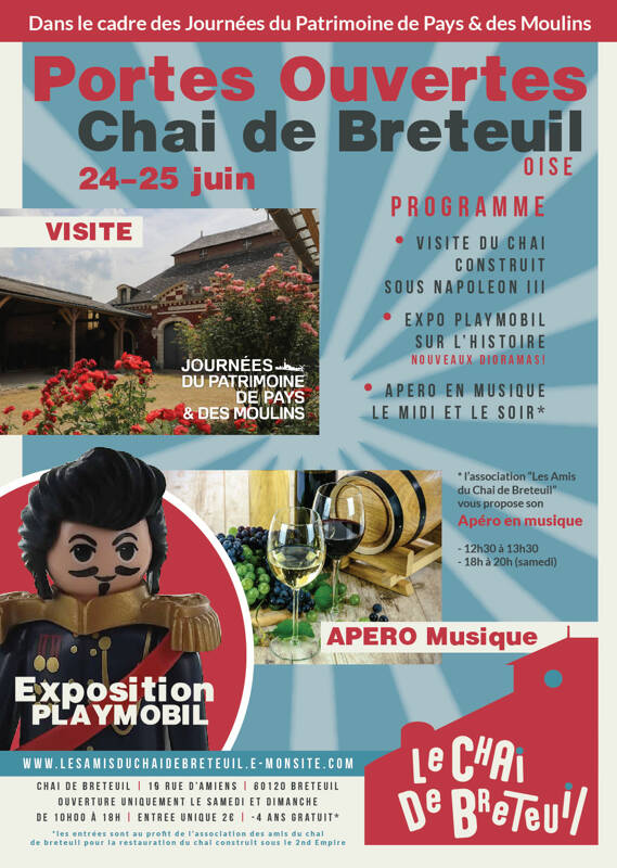 Exposition Playmobil au chai de Breteuil dans l'Oise