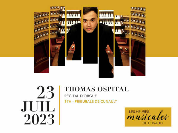 Récital d'orgue avec Thomas Ospital - Heures Musicales de Cunault 