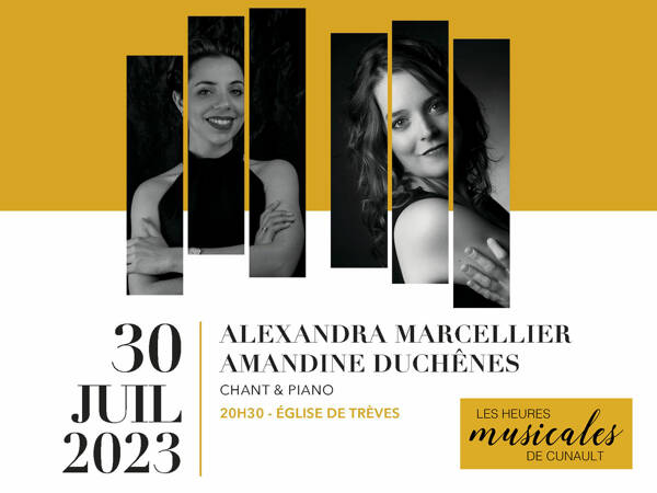 Récital de Chant & Piano avec Alexandra Marcellier et Amandine Duchênes - Heures Musicales de Cunault 
