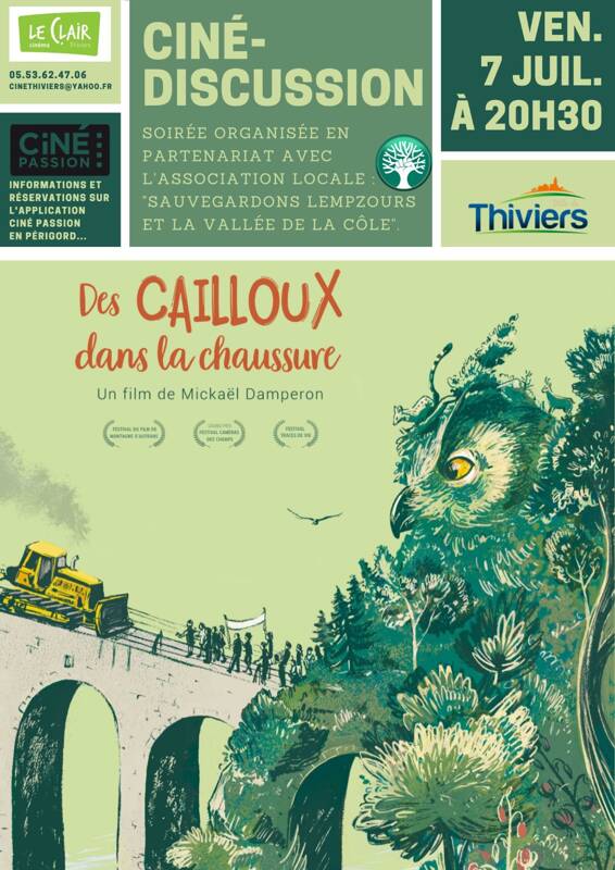 Ciné-Discussion le vendredi 7 juillet à 20h30 au cinéma “Le Clair” de Thiviers