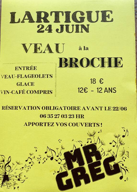 Veau à la broche
