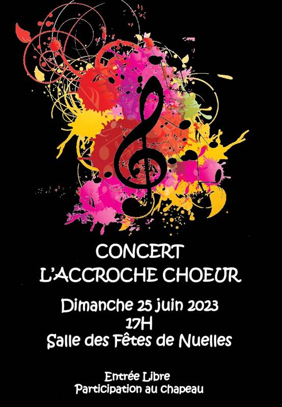 Concert de la Chorale L'Accroche Choeur