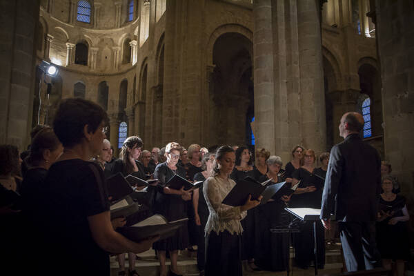 Concert du chœur éphémère de Conques 