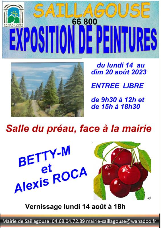 EXPOSITION DE PEINTURE