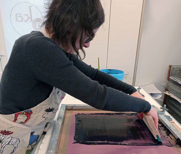 Atelier découpage et iinitiation à la sérigraphie