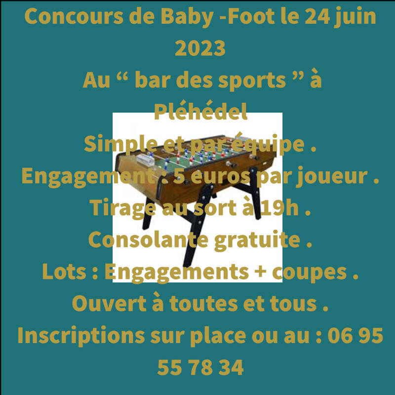 Tournoi de Baby Foot